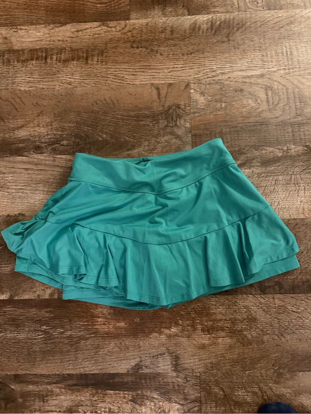 all in motion Teal Ruffle Active Skort